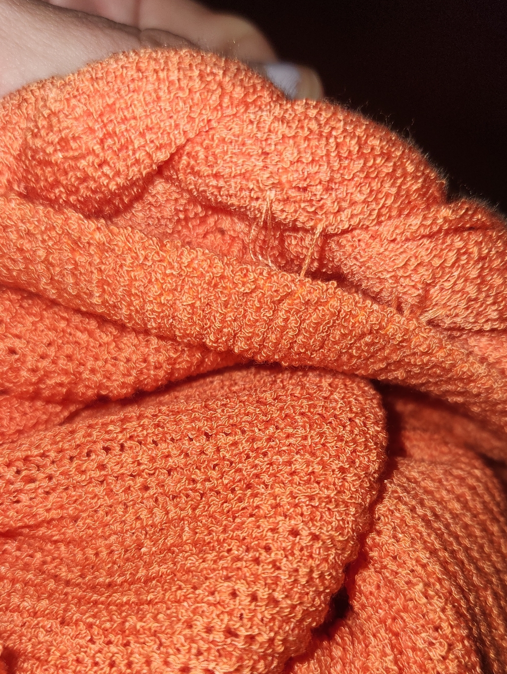 NWT Naked Wardrobe Braided Knit Maxi Skirt Orange Long S - Picture 4 of 6